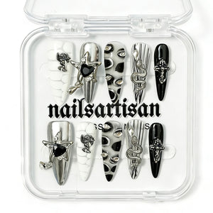 Leopard print nails 118