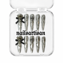 Load image into Gallery viewer, Silver Magic Mirror Nail 112